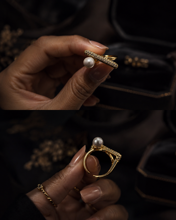 ✨ Pearl Elegance Ring ✨