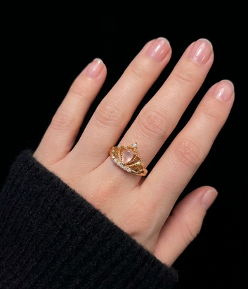Royal Tiara Statement Ring